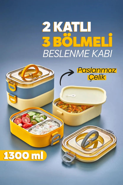 3 Bölmeli Beslenme Kutusu